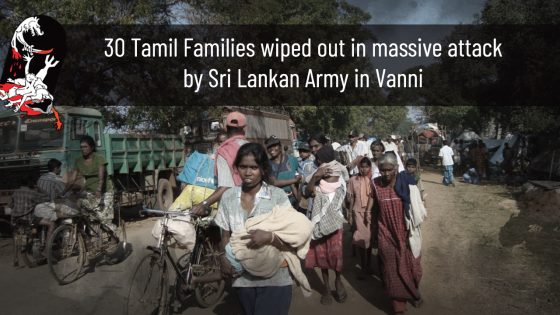 2009 02 18 – Massive air attack on civilian targets by Sri Lankan Army